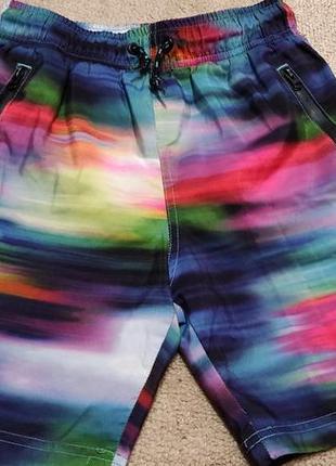 Яскраві літні пляжні різнобарвні шорти primark