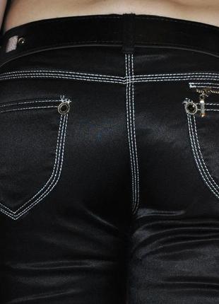 Классические джинсовые укороченные повседневные брюки бриджи капри шорты до колен акция2 фото