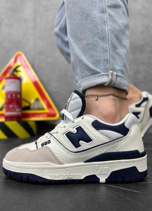 Кросівки new balance nb 550 white sea k8-0+1 фото