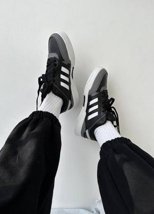 Женские кроссовки  adidas drop step black/white6 фото