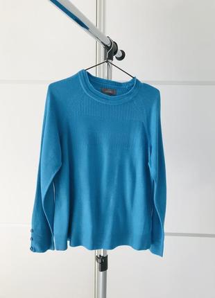 Светр, яскраво синя кофта, теплий светр від per una, синій-тренд 2023 року.