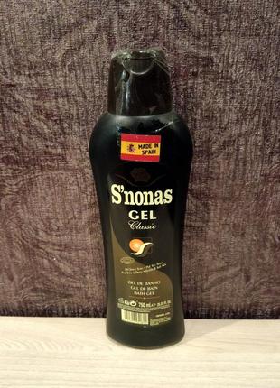 Гель для душа "классик" s'nonas (испания)