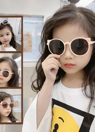 Окуляри дитячі очки детские сонцезахисні окуляри для дівчаток3 фото