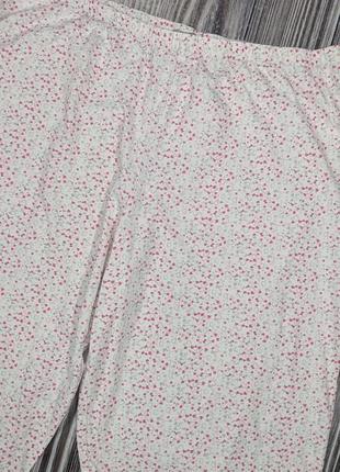 Трикотажные укороченные пижамные штаны для сна и дома tu #22354 фото