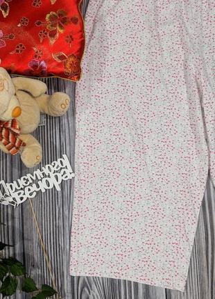 Трикотажные укороченные пижамные штаны для сна и дома tu #22353 фото