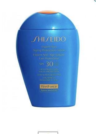 Shiseido expert sun protection face and bady lotion spf 30 сонцезахисний лосьон для обличчя і тіла