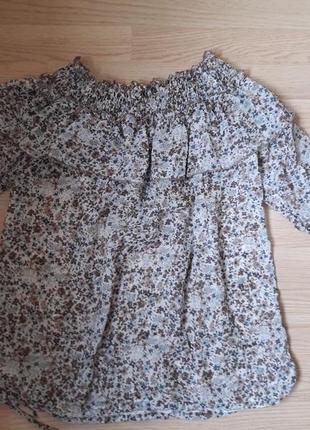 Ніжна ошатна повітряна блузочка м-л