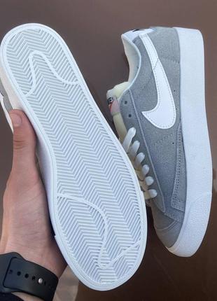 Жіночі nike blazer low beige green ✅5 фото