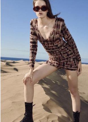 Платье короткое платье мини zara2 фото