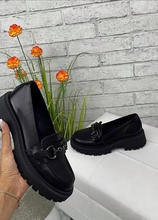 Лоферы женские кожаные производитель украины (размер 36-41)