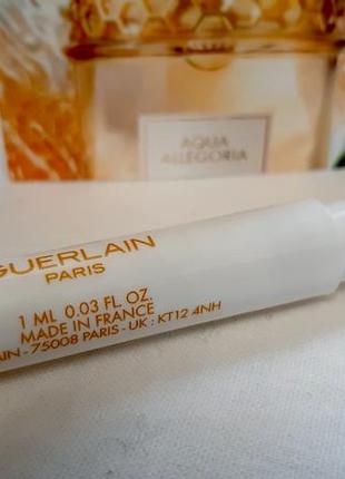 Guerlain aqua allegoria nettare di sole💥оригинал миниатюра пробник mini spray 1 мл книжка9 фото