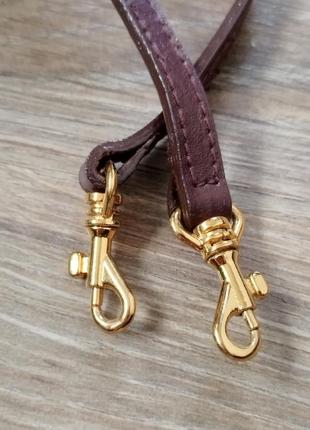 Плечовий ремінь для сумки нат шкіра3 фото