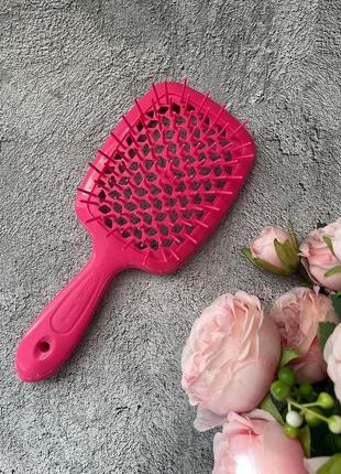 Janeke superbrush small щітка для волосся, неоново-рожева original