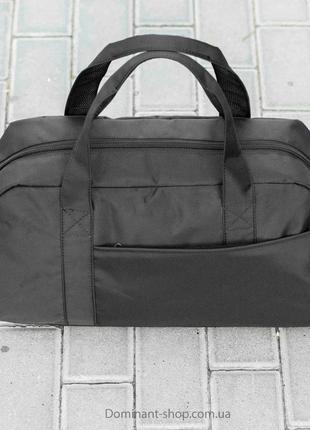 Спортивная сумка spirit черного цвета на 27 л тканевая для тренировок, фитнесса и поездок. качественная унисек7 фото