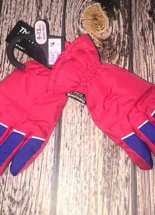 Новые зимние перчатки thinsulate для девочки 9-13 лет1 фото