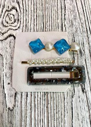 Набір кольорових шпильок для волосся в корейському стилі (1)