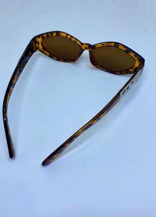 Солнцезащитные очки женские ретро стиль леопардовые4 фото