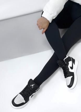 Тренд весны! черно-белые кроссовки из натуральной кожи2 фото