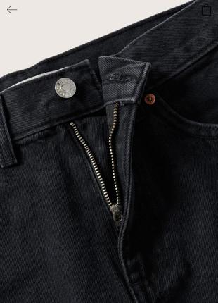 Короткая черная джинсовая юбка mango6 фото