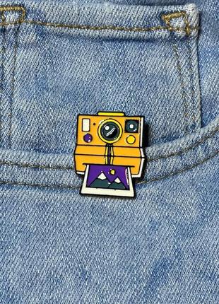 Значок / пин / металлический милая мультяшная камера