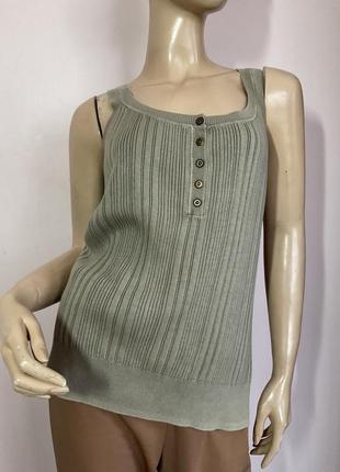 Базовая хлопковая трикотажная блузка/l/brend bonita