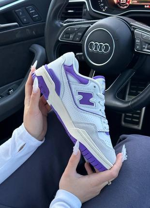 🔥жіночі кросівки new balance 550 white violet