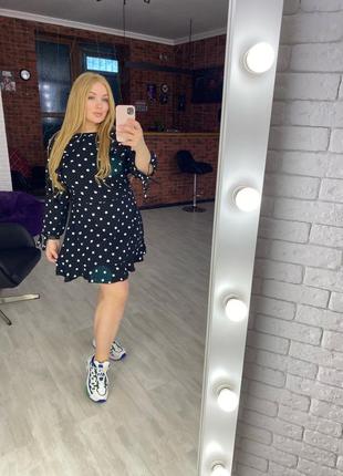Хорошее платье в горох от boohoo — цена 550 грн в каталоге Короткие платья ✓ Купить женские вещи по доступной цене на Шафе