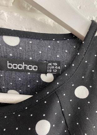 Хорошее платье в горох от boohoo3 фото