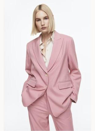 Розовый пиджак h&amp;m