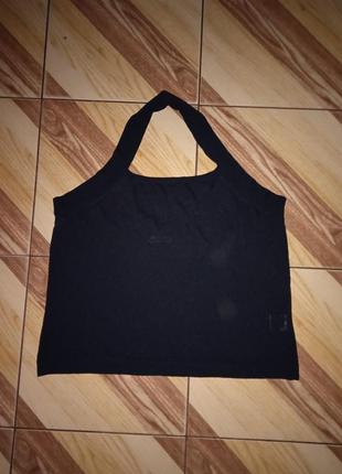 Топ в рубчик с открытой спиной