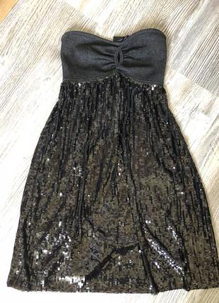 Маленькое чёрное платье на выпускной bebe оригинал куплено в сша за $1604 фото