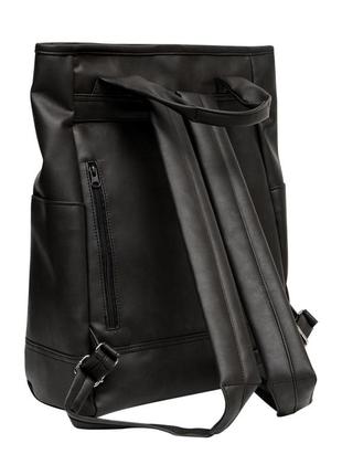 Жіноча сумка-рюкзак sambag shopper темно-коричневий нубук5 фото