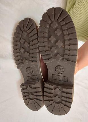 Кожаные брендовые ботинки timberland р. 87 фото