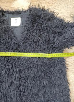 Полушубока,лахматный кардиган h&amp;m для девочки 5