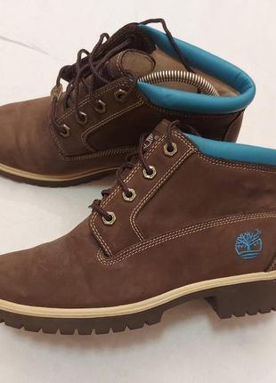 Кожаные брендовые ботинки timberland р. 39-40 (8) 25,5 см