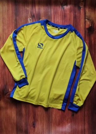 Спортивный лонгслив sondico 9-10 лет, желто-синий спортивный термо реглан sondico