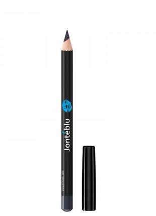 Серый дымчатый стойкий кремовый карандаш для глаз jonteblu eyeliner pencil в оттенке charcoal2 фото