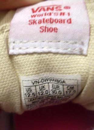 Кеды vans р.304 фото
