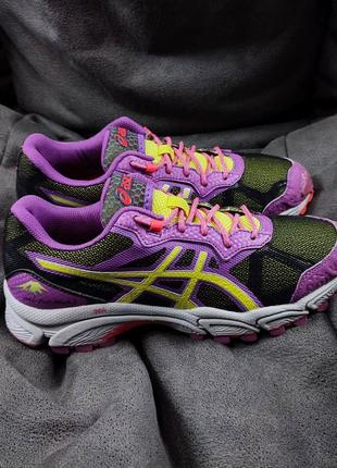 Original asics gel-fuji attack 2 жіночі бігові кросівки для трейл бігу кроссовки2 фото