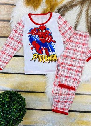 Дитяча піжама принт spider-man тканина бавовна