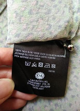 Шовкова блуза топ футболка 100% натуральний шовк, блуза топ из натурального 100% шелка6 фото