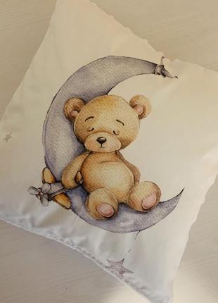 Двух сторонняя детская декоративная подушечка