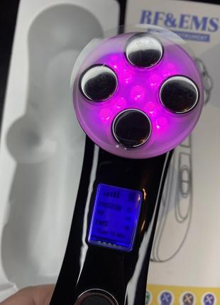 Мікротоковий rf апарат рф ліфтинг ems фототерапія led масажер мезопорація мікротоки