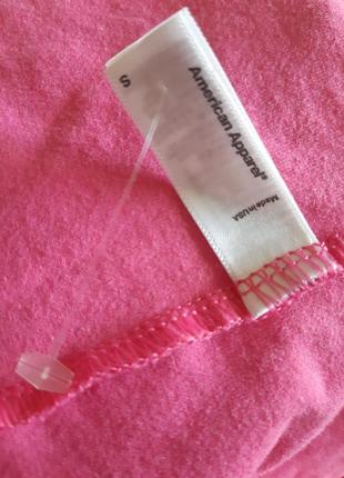 Розовое мини-платье с открытой спиной марки american apparel8 фото