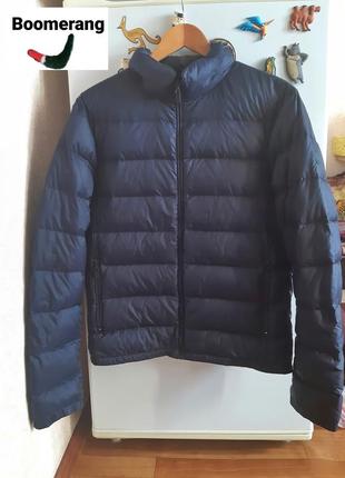 Брендовый ультра легкий пуховик, демисезонный, куртка boomerang s швеция