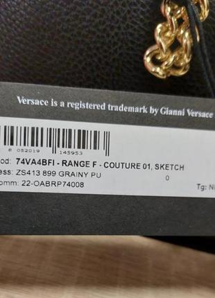 Сумка versace jeans couture черная оригинал оригинал9 фото
