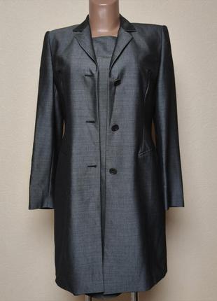 New костюм платье кардиган с примесью мохера шерсти i blues max mara /4861/