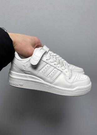 Кроссовки женские adidas forum low «white’