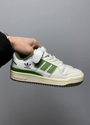 Кроссовки женские adidas forum low 84 «crew green’