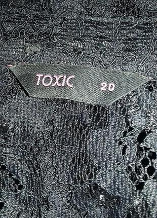 Блуза гипюровая с баской большой размер toxic sadie4 фото